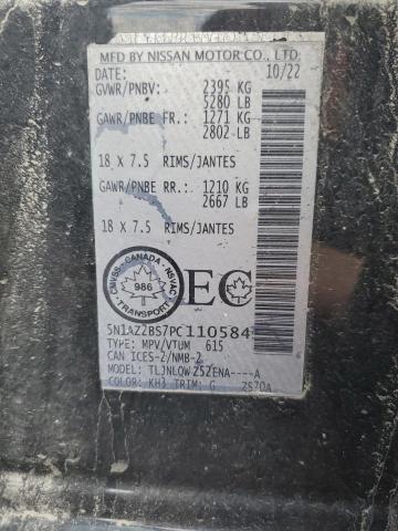 Продажа на аукционе авто 2023 Nissan Murano Sv, vin: 5N1AZ2BS7PC110584, номер лота: 89436735