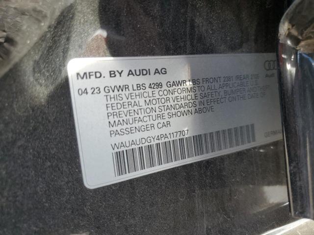 86998195 :رقم المزاد ، WAUAUDGY4PA117707 vin ، 2023 Audi A3 مزاد بيع