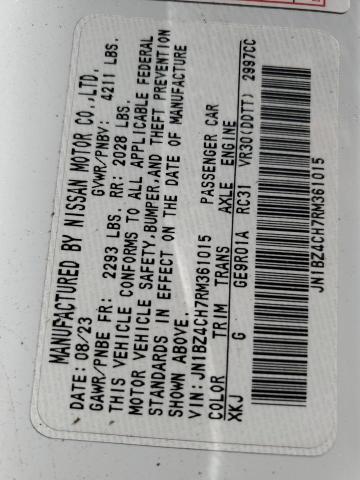 Продаж на аукціоні авто 2024 Nissan Z, vin: JN1BZ4CH7RM361015, номер лоту: 87082075