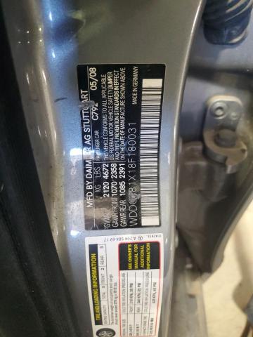 Продаж на аукціоні авто 2008 Mercedes-benz C, vin: WDDGF81X18F180031, номер лоту: 90266665