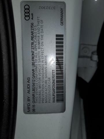 Aukcja sprzedaży 2016 Audi A6, vin: WAUFGAFC5GN070777, numer aukcji: 90838525