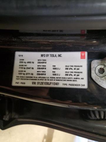 Продаж на аукціоні авто 2018 Tesla Model 3, vin: 5YJ3E1EB0JF112461, номер лоту: 84275055