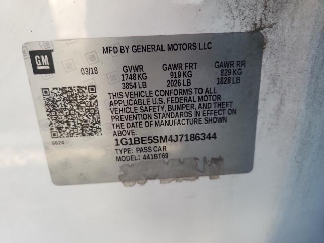 Продаж на аукціоні авто 2018 Chevrolet Cruze, vin: 1G1BE5SM4J7186344, номер лоту: 82429755