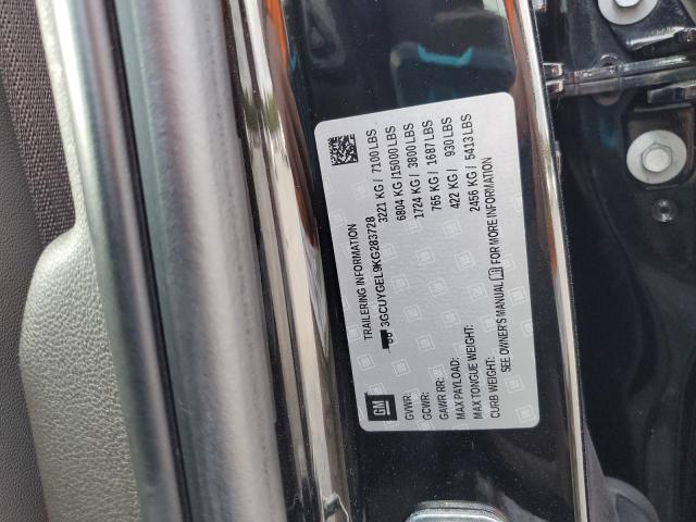 Продажа на аукционе авто 2019 Chevrolet Silverado, vin: 3GCUYGEL9KG283728, номер лота: 82412315
