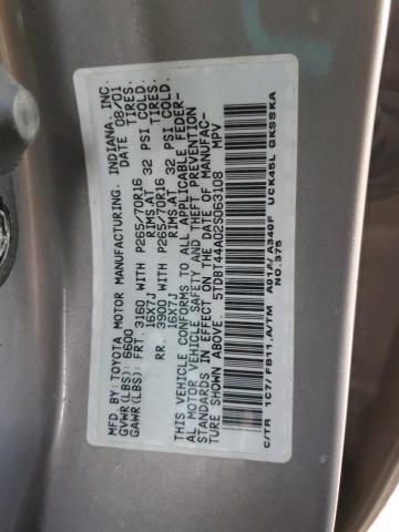 Aukcja sprzedaży 2002 Toyota Sequoia, vin: 5TDBT44A02S063108, numer aukcji: 85393495