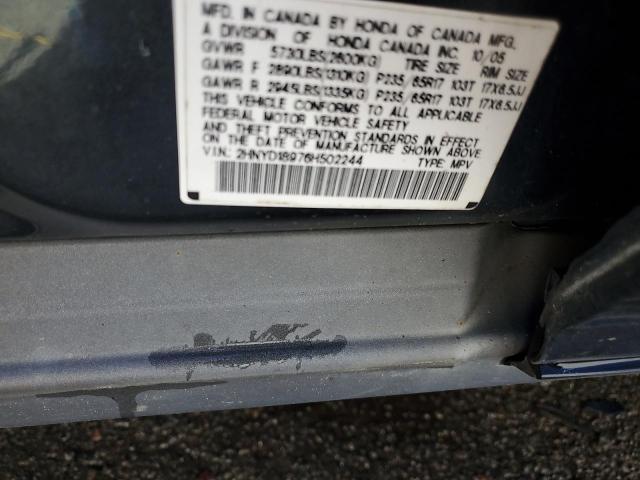 87111145 :رقم المزاد ، 2HNYD18976H502244 vin ، 2006 Acura Mdx مزاد بيع