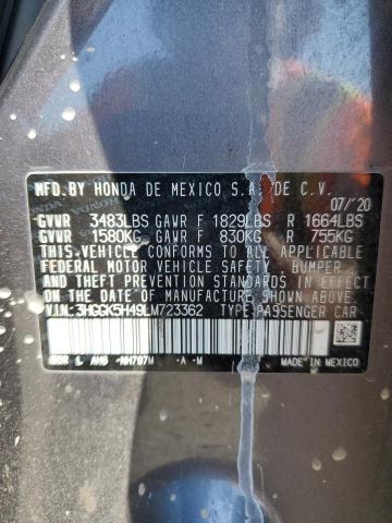 Продаж на аукціоні авто 2020 Honda Fit, vin: 3HGGK5H49LM723362, номер лоту: 86164785