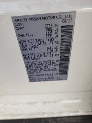 Aukcja sprzedaży 2017 Infiniti Qx60, vin: 5N1DL0MMXHC561219, numer aukcji: 82181135