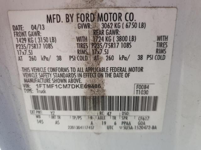 Продажа на аукционе авто 2013 Ford F150, vin: 1FTMF1CM7DKE69486, номер лота: 84806025