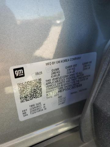 Aukcja sprzedaży 2025 Chevrolet Trax 1lt, vin: KL77LHEP5SC307849, numer aukcji: 85881575