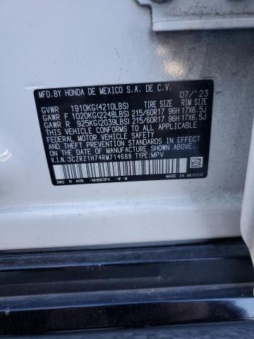 Aukcja sprzedaży 2024 Honda Hr-v Exl, vin: 3CZRZ1H74RM714688, numer aukcji: 86810515