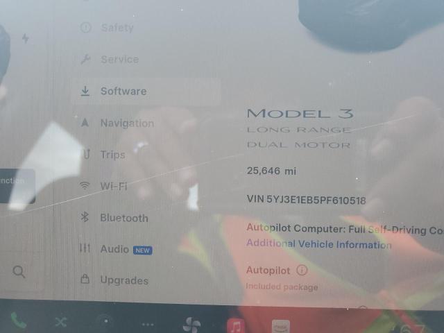 2023 Tesla Model 3 მანქანა იყიდება აუქციონზე, vin: 5YJ3E1EB5PF610518, აუქციონის ნომერი: 86129685