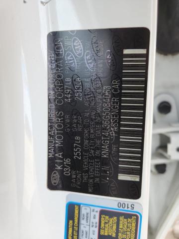 85535365 :رقم المزاد ، KNAGT4L36G5084063 vin ، 2016 Kia Optima Lx مزاد بيع