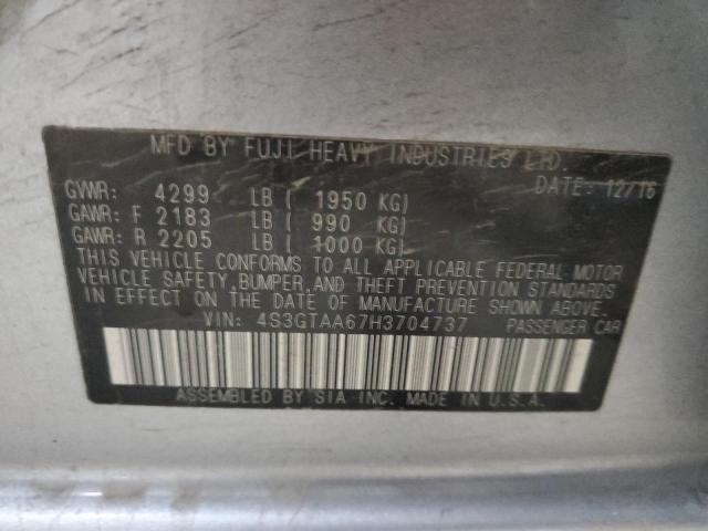 Продаж на аукціоні авто 2017 Subaru Impreza, vin: 4S3GTAA67H3704737, номер лоту: 89911295