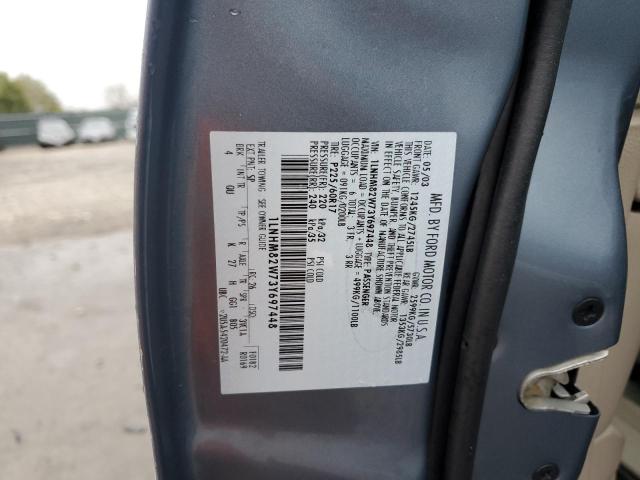 90116105 :رقم المزاد ، 1LNHM82W73Y697448 vin ، 2003 Lincoln Town Car مزاد بيع
