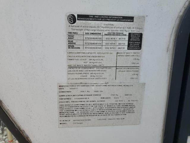 Aukcja sprzedaży 2018 Heartland Prowler, vin: 5SFCB3722JE357293, numer aukcji: 86626155