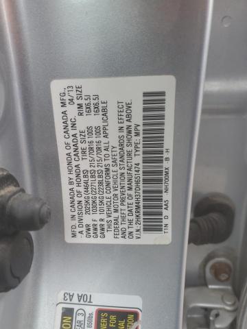 Aukcja sprzedaży 2013 Honda Cr-v, vin: 2HKRM4H37DH651474, numer aukcji: 89620985