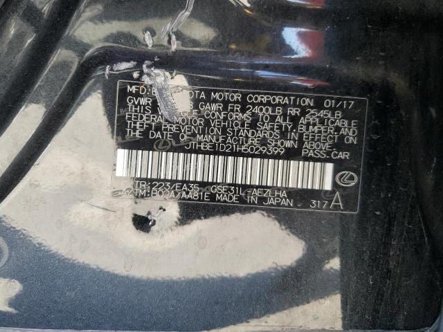82334725 :رقم المزاد ، JTHBE1D21H5029399 vin ، 2017 Lexus Is 350 مزاد بيع