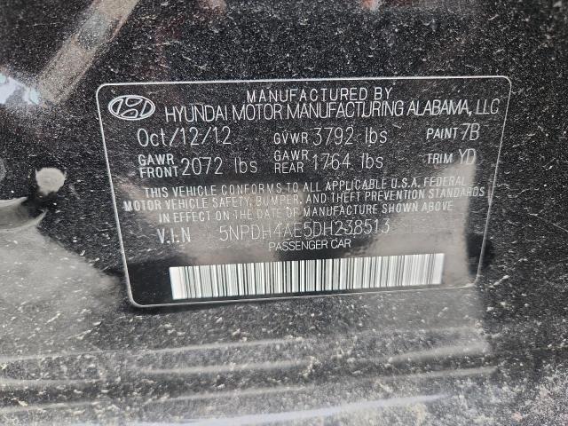 Продаж на аукціоні авто 2013 Hyundai Elantra, vin: 5NPDH4AE5DH238513, номер лоту: 86107205
