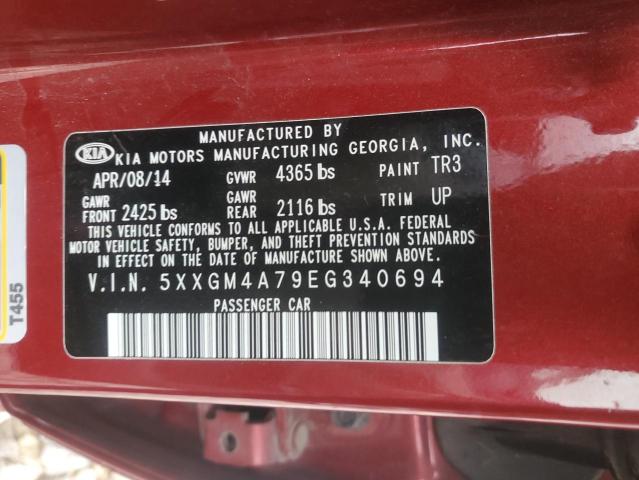 Aukcja sprzedaży 2014 Kia Optima, vin: 5XXGM4A79EG340694, numer aukcji: 87286585