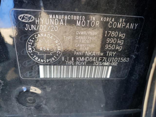 Aukcja sprzedaży 2020 Hyundai Elantra, vin: KMHD84LF7LU101563, numer aukcji: 86241365