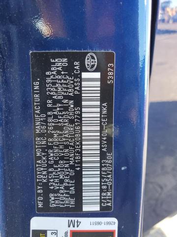 Продажа на аукционе авто 2011 Toyota Camry Base, vin: 4T1BF3EK0BU617795, номер лота: 85175985