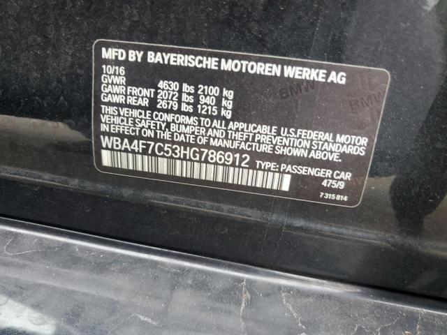 Aukcja sprzedaży 2017 Bmw 430i, vin: WBA4F7C53HG786912, numer aukcji: 81936705