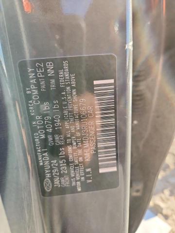 Продажа на аукционе авто 2024 Hyundai Elantra Bl, vin: KMHLM4DJ3RU106679, номер лота: 86111275