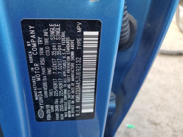 2018 Hyundai Tucson მანქანა იყიდება აუქციონზე, vin: KM8J33A45JU692132, აუქციონის ნომერი: 84965975