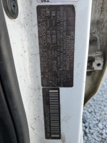 90312705 :رقم المزاد ، KNAFU4A29C5521812 vin ، 2012 Kia Forte مزاد بيع
