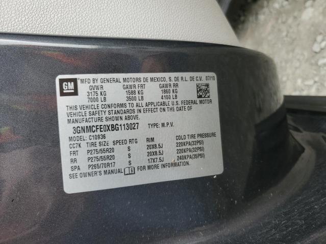 Auction sale of the 2011 Chevrolet Avalanche, vin: 3GNMCFE0XBG113027, lot number: 90718415