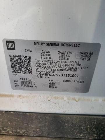 2025 Buick Enclave მანქანა იყიდება აუქციონზე, vin: 5GAERARS7SJ151907, აუქციონის ნომერი: 86613185