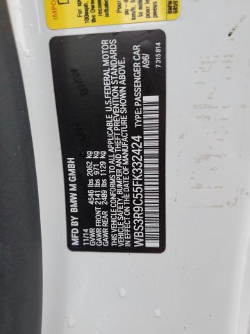 Продажа на аукционе авто 2015 Bmw M4, vin: WBS3R9C55FK332424, номер лота: 90264715