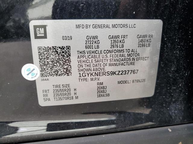Продаж на аукціоні авто 2019 Cadillac Xt5 Premium Luxury, vin: 1GYKNERS9KZ237767, номер лоту: 85744155