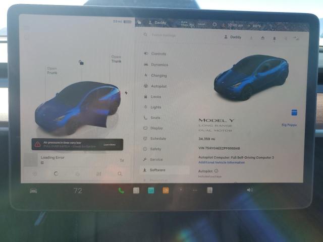 Продажа на аукционе авто 2023 Tesla Model Y, vin: 7SAYGAEE2PF666848, номер лота: 84431805