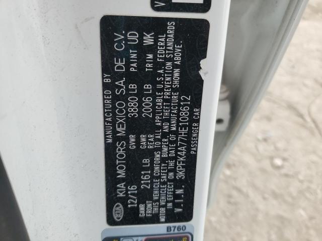 Продажа на аукционе авто 2017 Kia Forte, vin: 3KPFK4A77HE108612, номер лота: 90285655