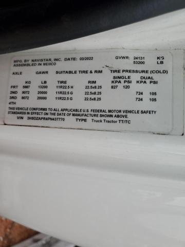 Продажа на аукционе авто 2023 International Lt625, vin: 3HSDZAPR4PN437770, номер лота: 69063445