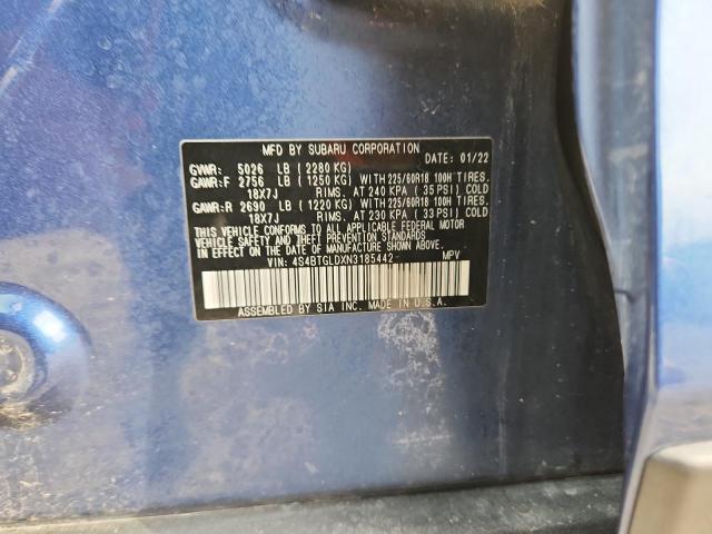 87467915 :رقم المزاد ، 4S4BTGLDXN3185442 vin ، 2022 Subaru Outback On مزاد بيع
