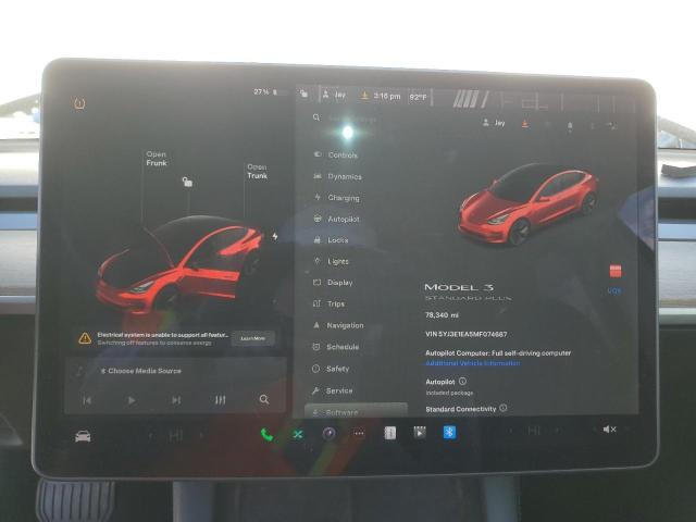 Продажа на аукционе авто 2021 Tesla Model 3, vin: 5YJ3E1EA5MF074687, номер лота: 87112975