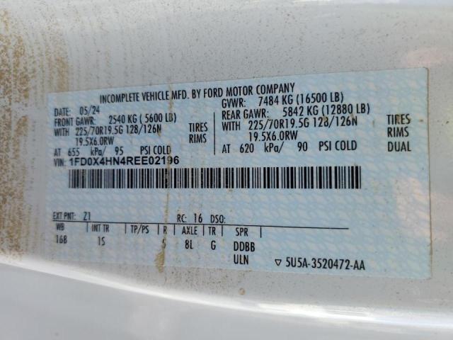 Продажа на аукционе авто 2024 Ford F450 Super Duty, vin: 1FD0X4HN4REE02196, номер лота: 90838665