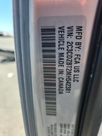 86237915 :رقم المزاد ، 2C3CDZBT2MH542381 vin ، 2021 Dodge Challenger مزاد بيع