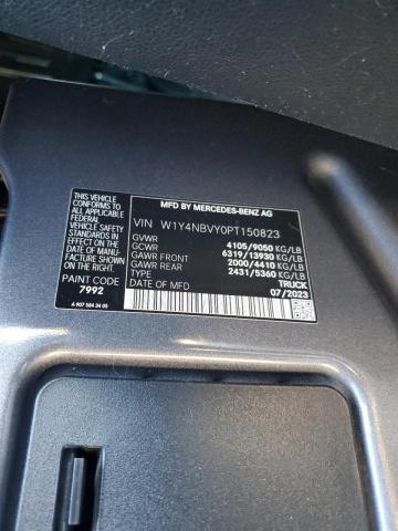 2023 Mercedes-benz Sprinter 2 მანქანა იყიდება აუქციონზე, vin: W1Y4NBVY0PT150823, აუქციონის ნომერი: 89688385