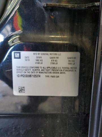 Продажа на аукционе авто 2011 Chevrolet Cruze Lt, vin: 1G1PG5S99B7125374, номер лота: 86774415