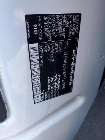 84184395 :رقم المزاد ، W1Y4NCHY5PT121898 vin ، 2023 Mercedes-benz Sprinter 2500 مزاد بيع