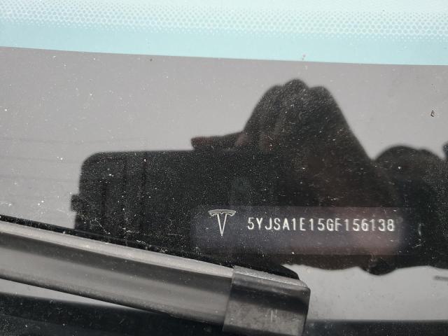 86070605 :رقم المزاد ، 5YJSA1E15GF156138 vin ، 2016 Tesla Model S مزاد بيع