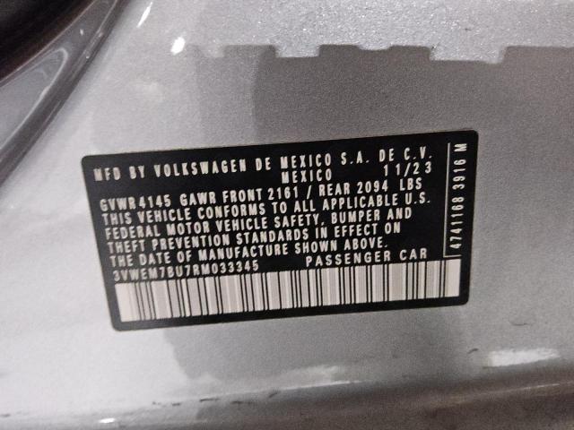 Aukcja sprzedaży 2024 Volkswagen Jetta Se, vin: 3VWEM7BU7RM033345, numer aukcji: 89883205