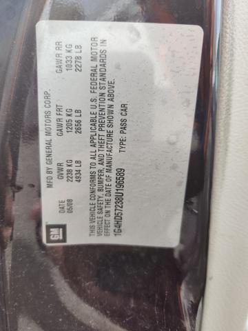 86299295 :رقم المزاد ، 1G4HD57238U196589 vin ، 2008 Buick Lucerne مزاد بيع