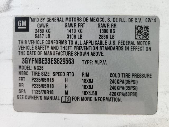 Продажа на аукционе авто 2014 Cadillac Srx Luxury, vin: 3GYFNBE33ES629563, номер лота: 90028055