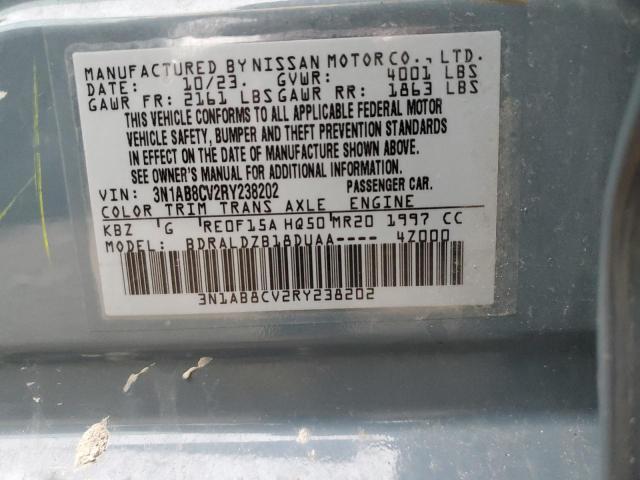 86542525 :رقم المزاد ، 3N1AB8CV2RY238202 vin ، 2024 Nissan Sentra مزاد بيع