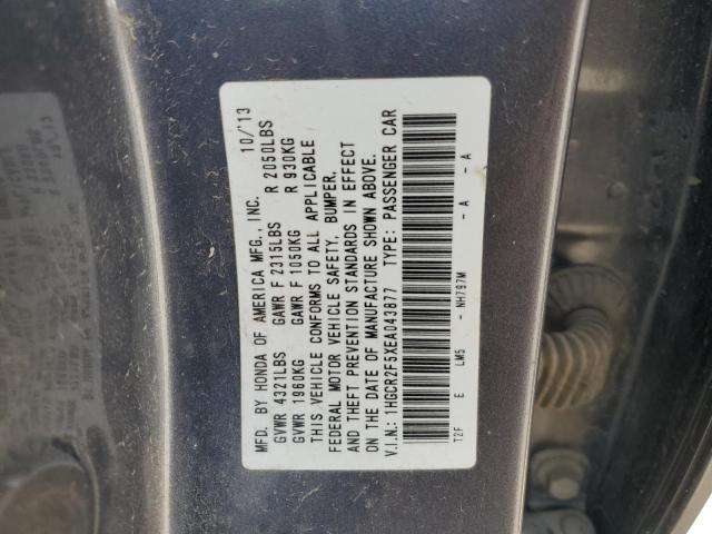Aukcja sprzedaży 2014 Honda Accord, vin: 1HGCR2F5XEA043877, numer aukcji: 90939465